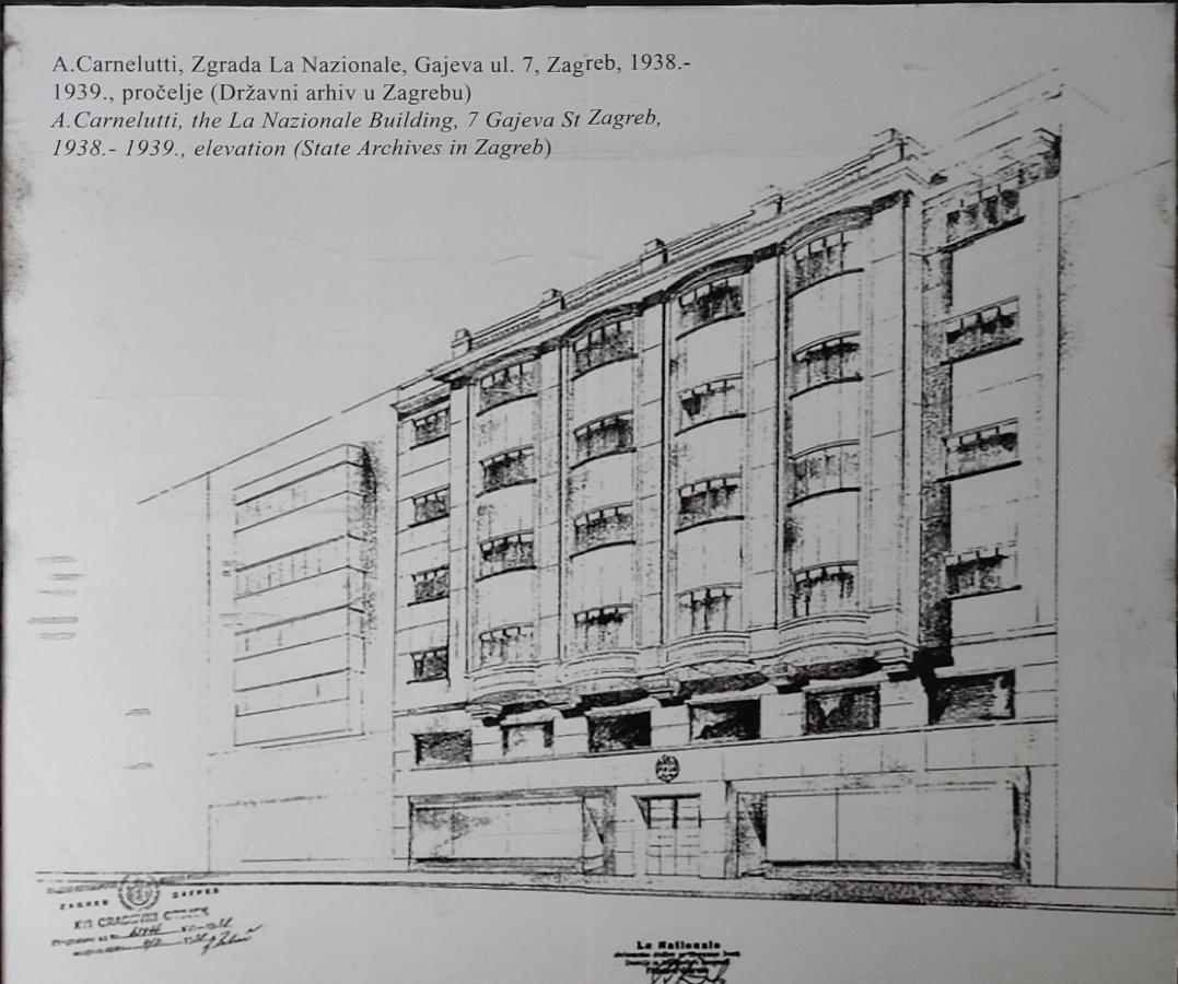 Studio Apartman Leon, Gajeva 7 ซาเกร็บ ภายนอก รูปภาพ